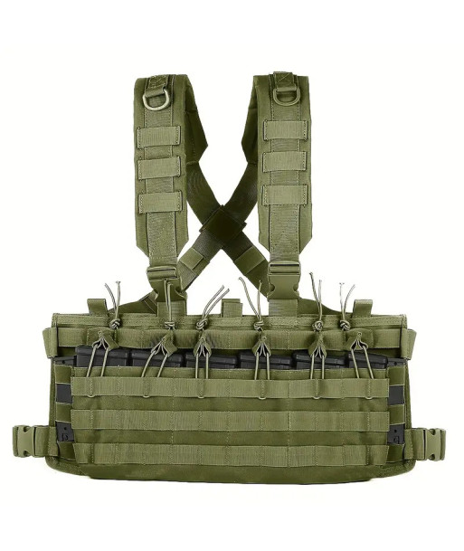 Chest Rig Tactical Molle Capacidade 6 Mags Chest Rig Tactical Molle Capacidade 6 Mags