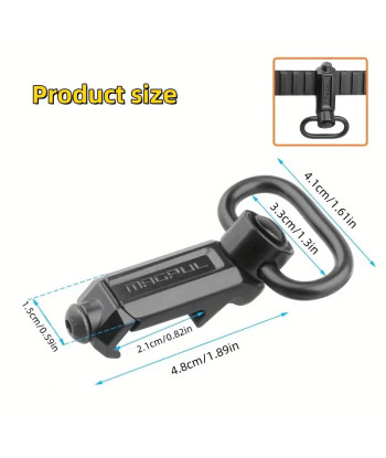 Magpul Metal QD Sling Swivel com Rail Mount