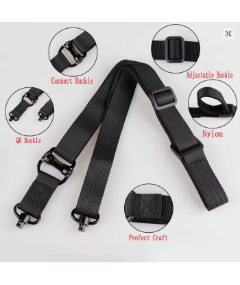Sling ACM de 1 ou 2 Pontos QD - Preto