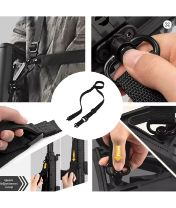 Sling ACM de 1 ou 2 Pontos QD - Preto
