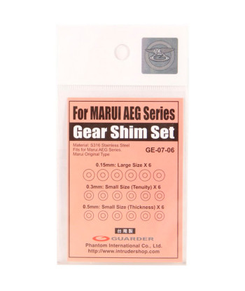 Shims em Aço inoxidável - Guarder