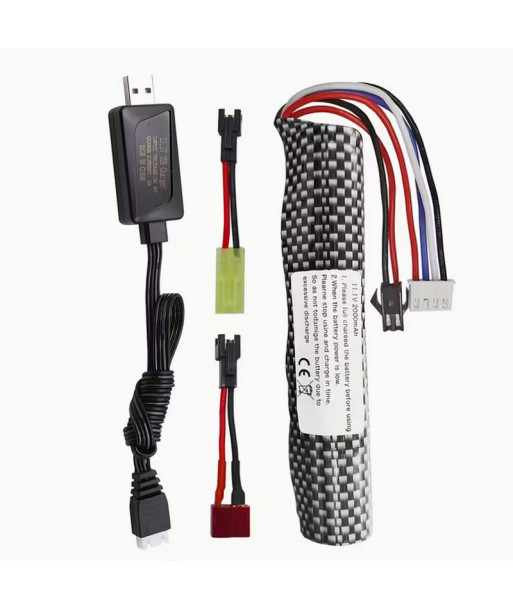 Bateria Lipo 11.1V 2000 mAh c/ Carregador Incluído - ACM Bateria Lipo 11.1V 2000 mAh c/ Carregador Incluído - ACM