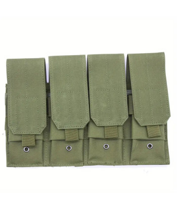 Porta-Carregador Tático Molle Quadruplo AK